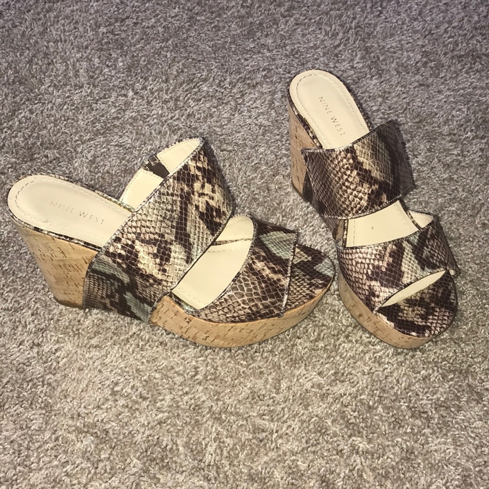 Nine West wedge sandals
